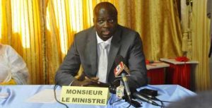 Frédéric Nikièma, le ministre de la Communication du Burkina Faso.