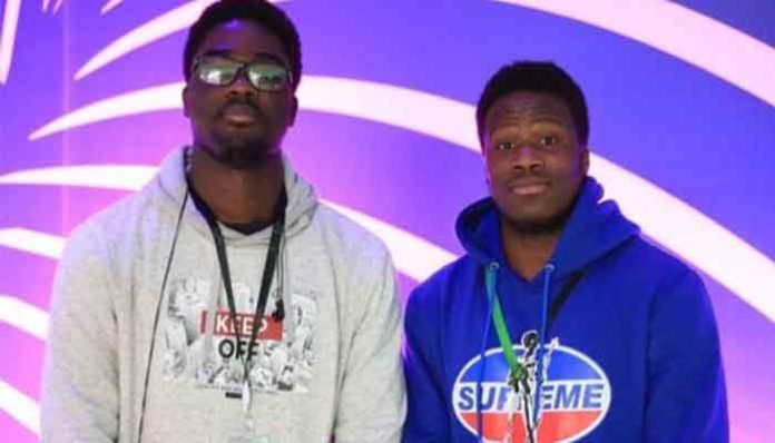 Le béninois Bonaventure Dossou et le nigérian Chris Emezue, inventeurs du FFR