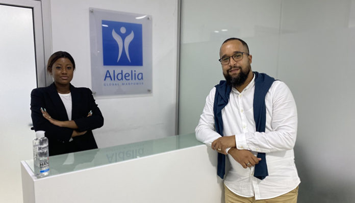 L'équipe d'Aldelia au Mozambique
