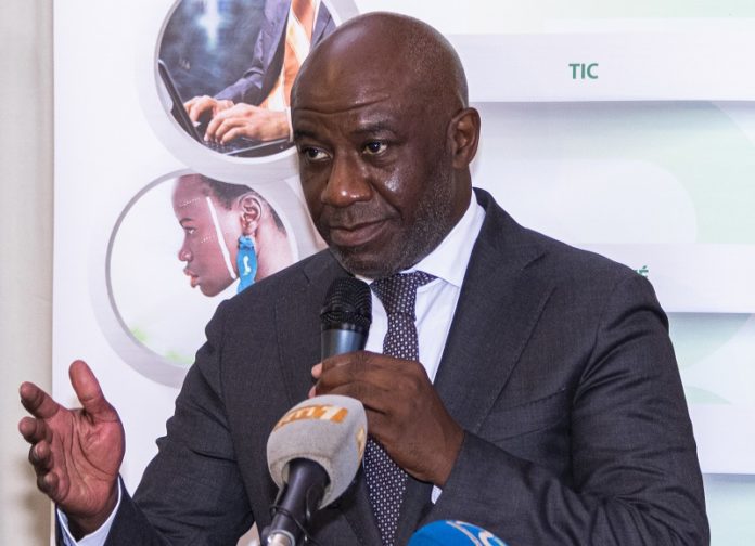 Le ministre de l’Economie numérique, des télécommunications et de l’innovation, Roger Félix Adom
